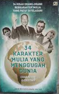 Image of 34 Karakter Mulia Yang Menggugah Dunia