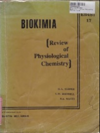 Image of Biokimia : Review Of Physiological Chemistry