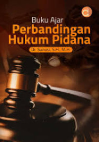 Image of Buku Ajar Perbandingan Hukum Pidana
