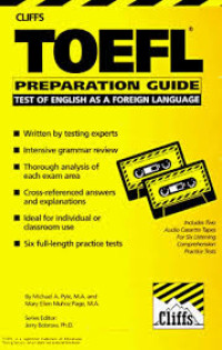 Image of Cliffs TOEFL Preparationn Guide