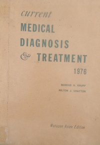 Image of Current Medical Diagnosis & Treatment