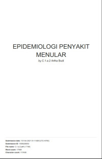 Image of Epidemiologi Penyakit Menular