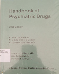 Image of Handbook of Psychiatric Drugs