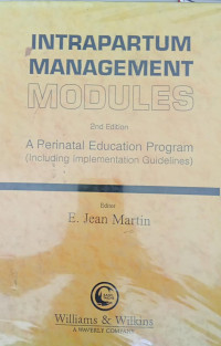 Image of Intrapartum Management Modules