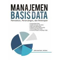 Image of Manajemen Basis Data : Pemodelan, Perancangan, dan Penerapan