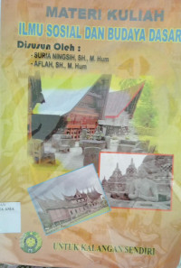 Image of Materi Kuliah Ilmu Sosial dan Budaya Dasar