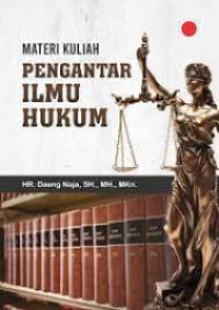 Image of Materi Kuliah Pengantar Ilmu Hukum
