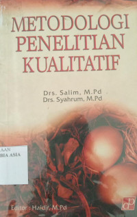 Image of Metodologi Penelitian Kualitatif