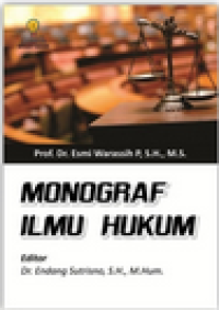 Image of Monograf Ilmu Hukum