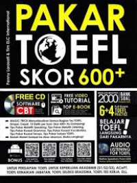 Image of Pakar TOEFL Skor 600+