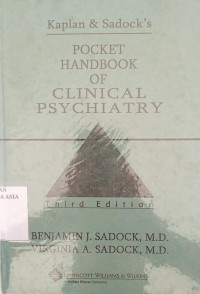 Image of Pocket Handbook of Clinical Psychiatrry