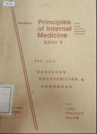 Image of Principles Of Internal Medicine : Gangguan Hepatobilier & Pankreas