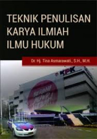 Image of Teknik Penulisan Karya Ilmiah Ilmu Hukum
